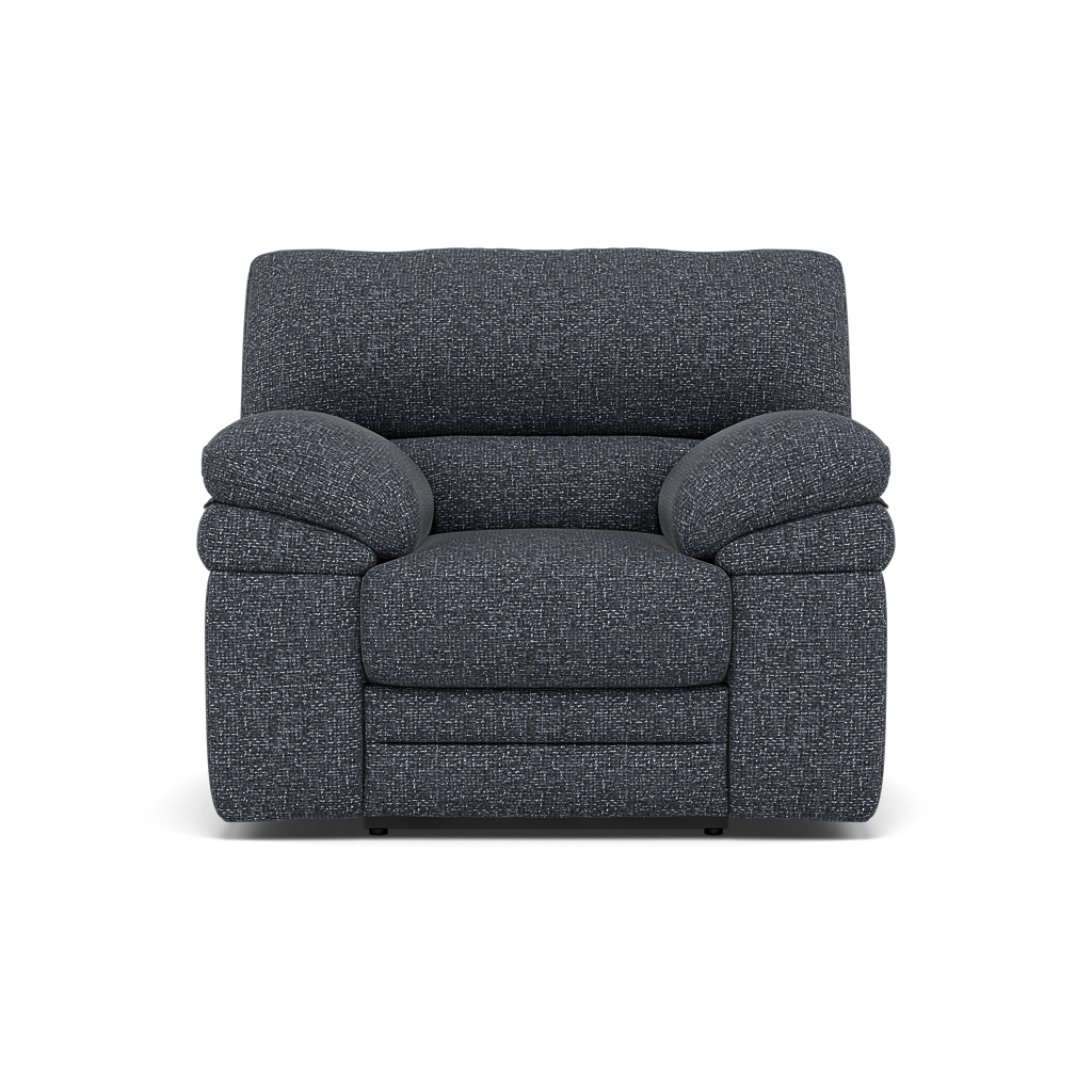 Gino Recliner Armchair - Power Recliner Armchair with USB F8 - Power Recliner with USB Sterling Home 6 Hopsack Midnight 70005