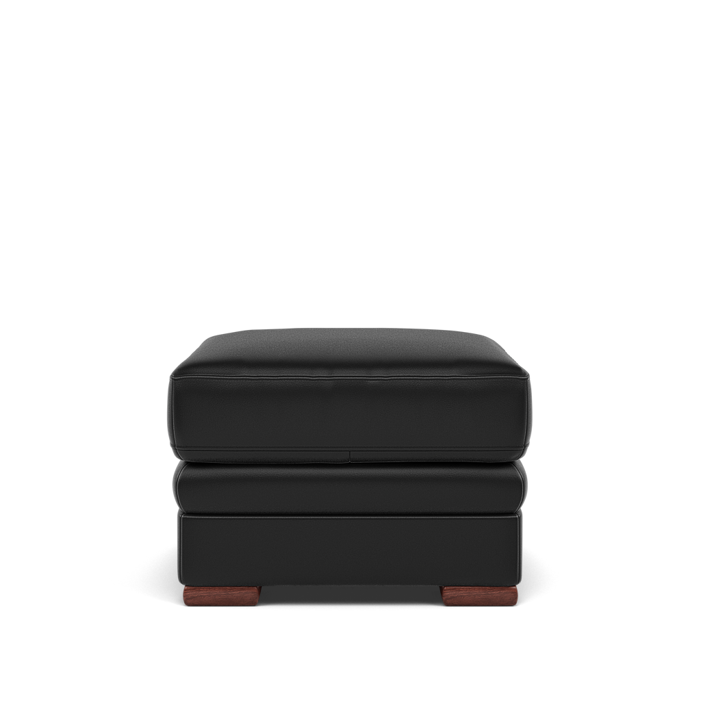 Gino Storage Footstool - Storage Stool Cat 55 Footstools Sterling Home 3 Cat-55/72 New Club Dark Grey Wooden Feet