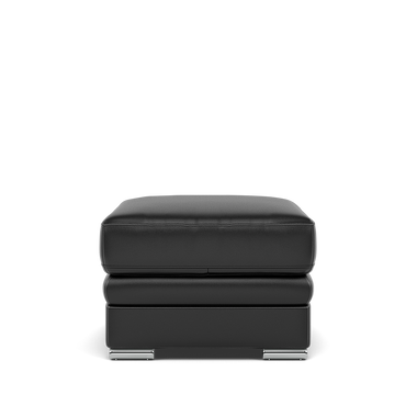 Gino Storage Footstool - Storage Stool Cat 55 Footstools Sterling Home 1 Cat-55/72 New Club Dark Grey Metal Feet