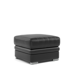 Gino Storage Footstool - Storage Stool Cat 55 — Cat-55/72 New Club Dark Grey / Metal Feet, gallery image 1