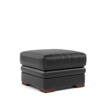 Gino Storage Footstool - Storage Stool Cat 55 — Cat-55/72 New Club Dark Grey / Wooden Feet, gallery image 1