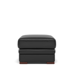 Gino Storage Footstool - Storage Stool Cat 55 — Cat-55/72 New Club Dark Grey / Wooden Feet, gallery image 2