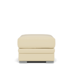 Gino Storage Footstool - Storage Stool Cat 60 Footstools Sterling Home 1 Cat-60/02 Montana Cool Cream Metal Feet