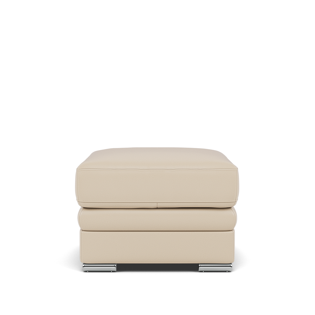 Gino Storage Footstool - Storage Stool Cat 60 Footstools Sterling Home 5 Cat-60/05 Montana Bone China Metal Feet