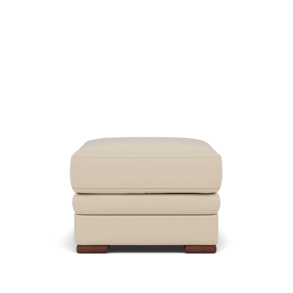 Gino Storage Footstool - Storage Stool Cat 60 Footstools Sterling Home 6 Cat-60/05 Montana Bone China Wooden Feet