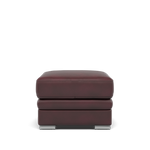 Gino Storage Footstool - Storage Stool Cat 60 Footstools Sterling Home 13 Cat-60/15 Montana Ruby Metal Feet