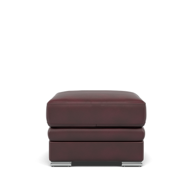 Gino Storage Footstool - Storage Stool Cat 60 Footstools Sterling Home 13 Cat-60/15 Montana Ruby Metal Feet
