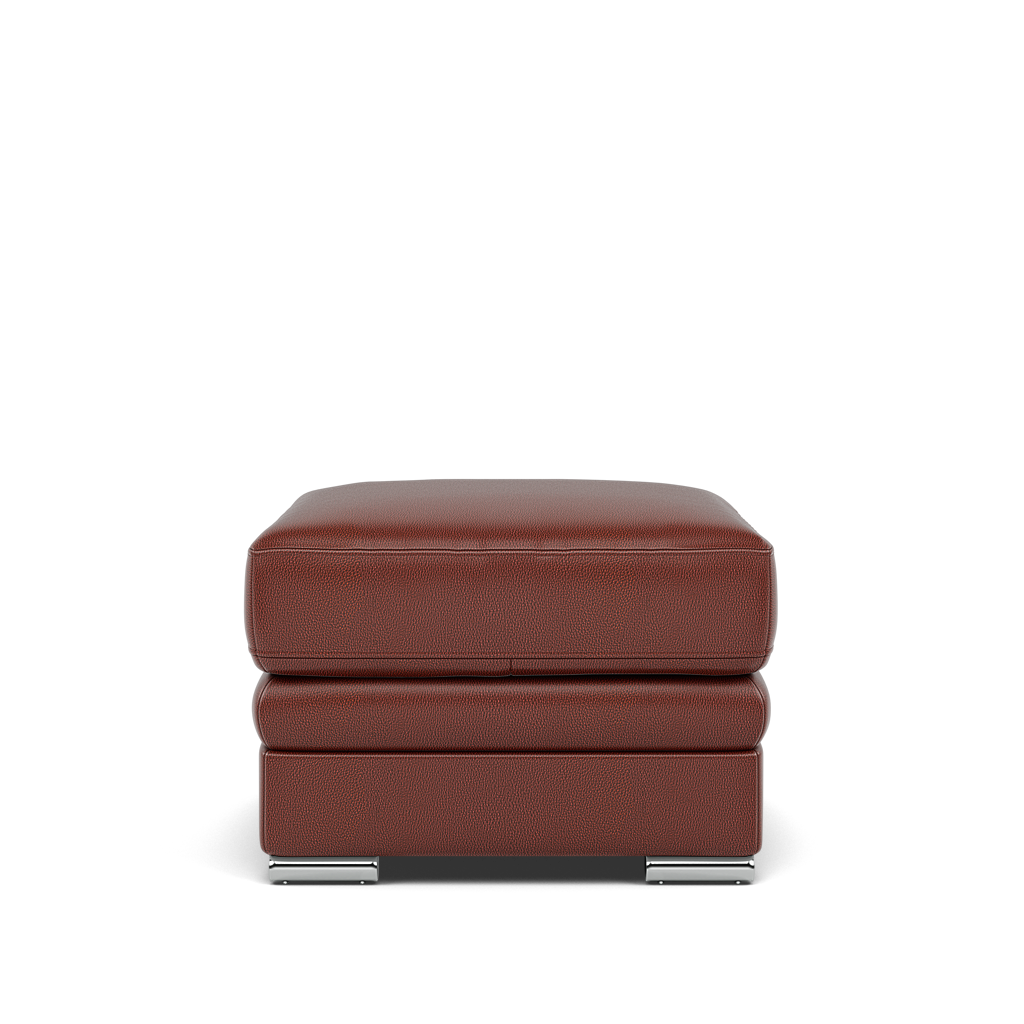 Gino Storage Footstool - Storage Stool Cat 60 Footstools Sterling Home 7 Cat-60/07 Montana Butterscotch Metal Feet