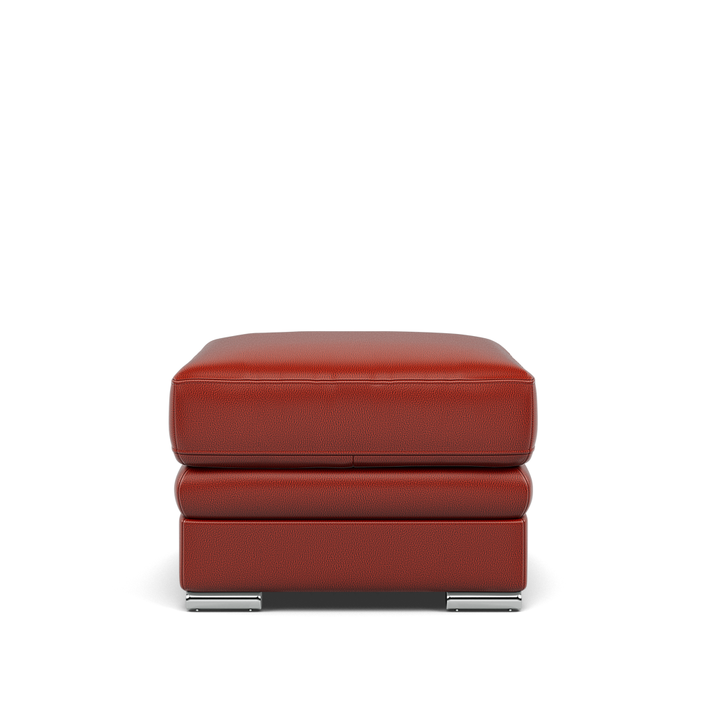 Gino Storage Footstool - Storage Stool Cat 60 Footstools Sterling Home 11 Cat-60/11 Montana Flame Metal Feet