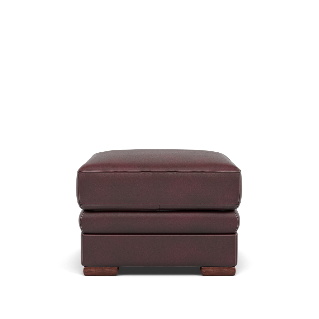 Gino Storage Footstool - Storage Stool Cat 60 Footstools Sterling Home 14 Cat-60/15 Montana Ruby Wooden Feet