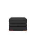 Gino Storage Footstool - Storage Stool Cat 60 Footstools Sterling Home 22 Cat-60/22 Montana Jet Black Wooden Feet