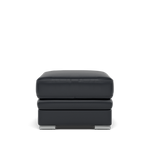 Gino Storage Footstool - Storage Stool Cat 60 Footstools Sterling Home 25 Cat-60/24 Montana Navy Metal Feet