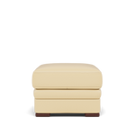 Gino Storage Footstool - Storage Stool Cat 60 — Cat-60/04 Montana Vanilla Cream / Wooden Feet, gallery image 2