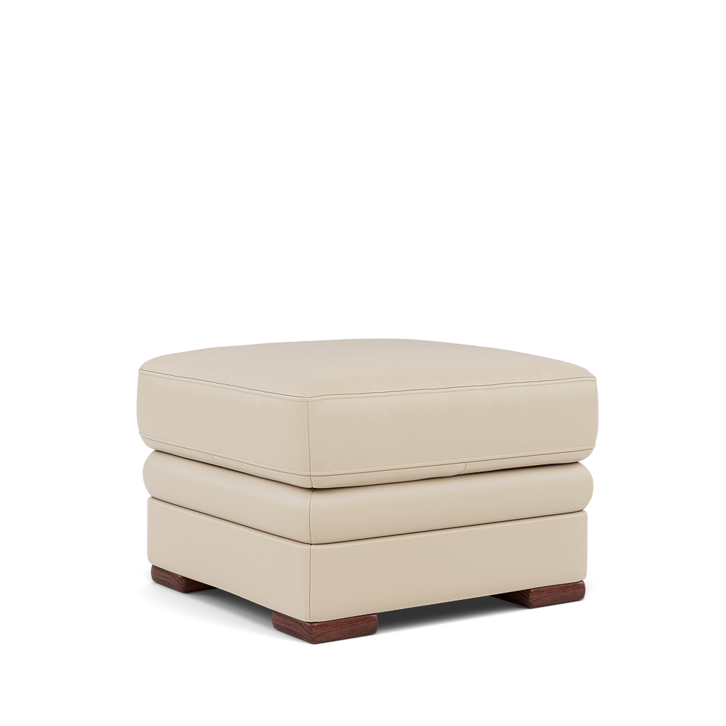 Gino Storage Footstool - Storage Stool Cat 60 — Cat-60/05 Montana Bone China / Wooden Feet, gallery image 1
