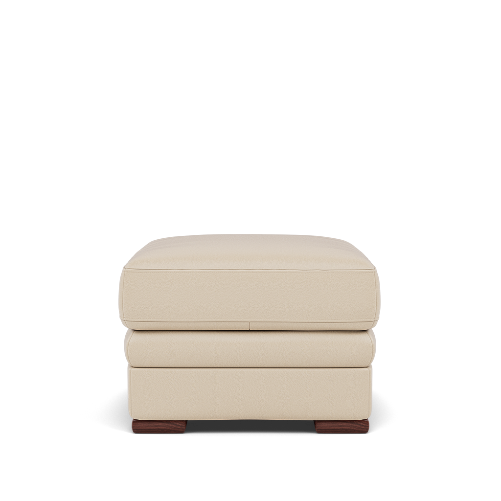 Gino Storage Footstool - Storage Stool Cat 60 — Cat-60/05 Montana Bone China / Wooden Feet, gallery image 2