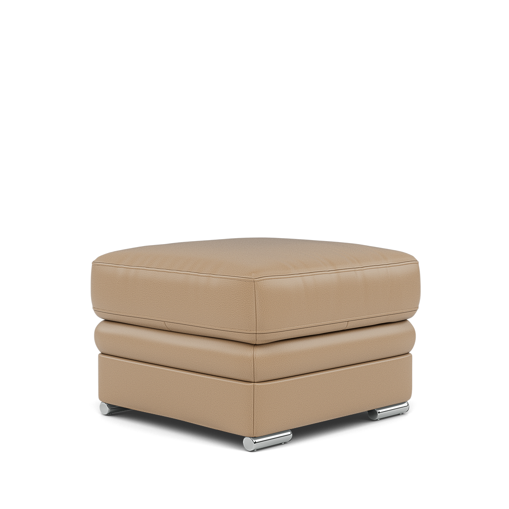 Gino Storage Footstool - Storage Stool Cat 60 — Cat-60/06 Montana Barley / Metal Feet, gallery image 3