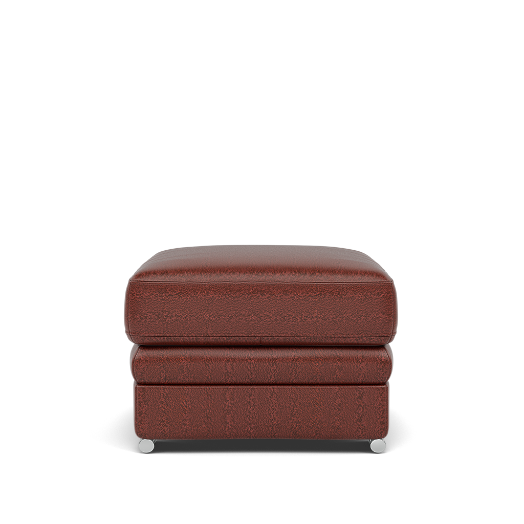 Gino Storage Footstool - Storage Stool Cat 60 — Cat-60/07 Montana Butterscotch / Metal Feet, gallery image 2