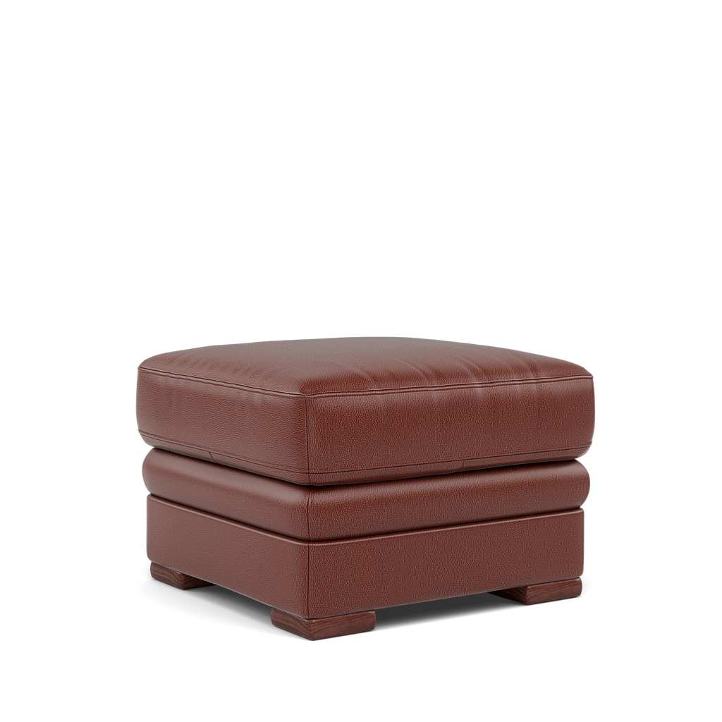 Gino Storage Footstool - Storage Stool Cat 60 — Cat-60/07 Montana Butterscotch / Wooden Feet, gallery image 1