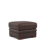 Gino Storage Footstool - Storage Stool Cat 60 — Cat-60/08 Montana Chocolate / Wooden Feet, gallery image 1