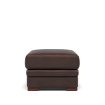 Gino Storage Footstool - Storage Stool Cat 60 — Cat-60/08 Montana Chocolate / Wooden Feet, gallery image 2
