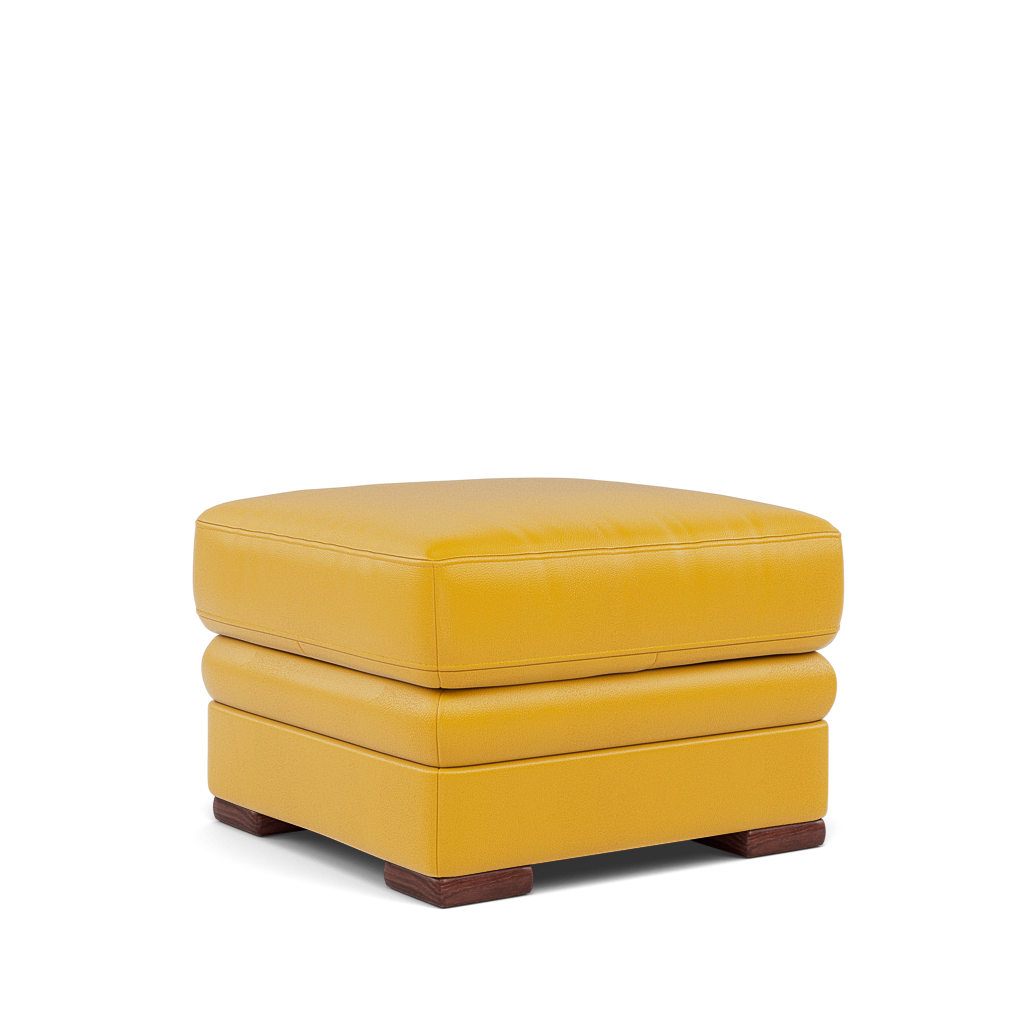 Gino Storage Footstool - Storage Stool Cat 60 — Cat-60/10 Montana Sunburst / Wooden Feet, gallery image 1