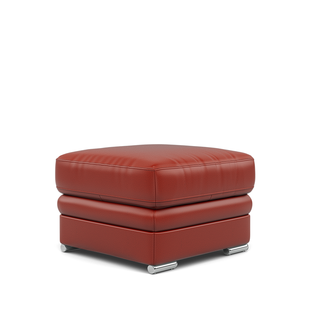 Gino Storage Footstool - Storage Stool Cat 60 — Cat-60/11 Montana Flame / Metal Feet, gallery image 3