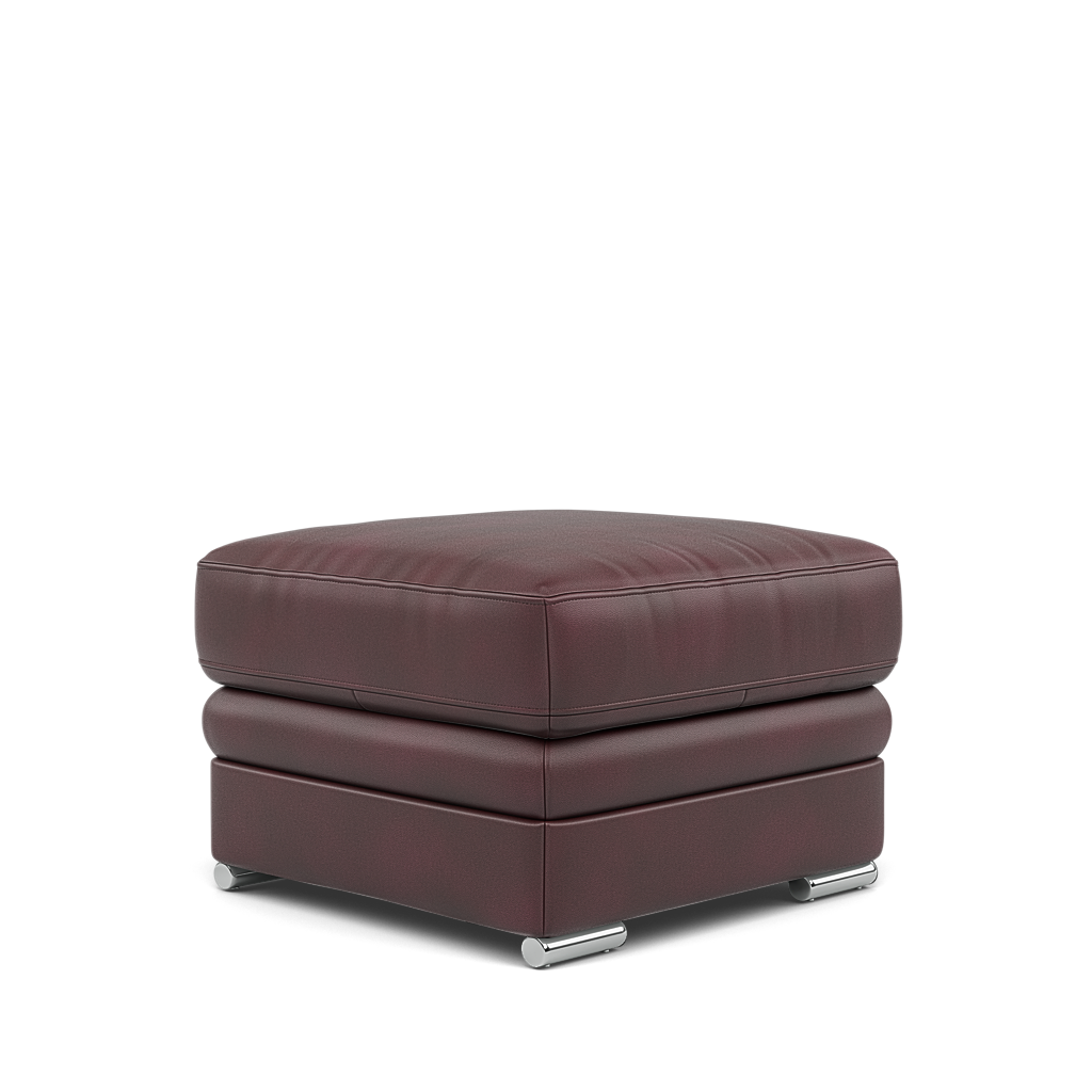 Gino Storage Footstool - Storage Stool Cat 60 — Cat-60/15 Montana Ruby / Metal Feet, gallery image 3