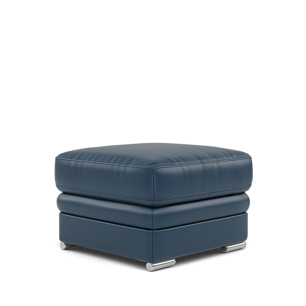 Gino Storage Footstool - Storage Stool Cat 60 — Cat-60/17 Montana Ocean / Metal Feet, gallery image 3