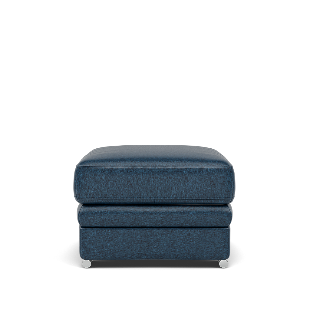 Gino Storage Footstool - Storage Stool Cat 60 — Cat-60/17 Montana Ocean / Metal Feet, gallery image 2