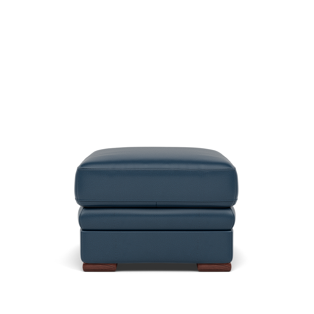 Gino Storage Footstool - Storage Stool Cat 60 — Cat-60/17 Montana Ocean / Wooden Feet, gallery image 2