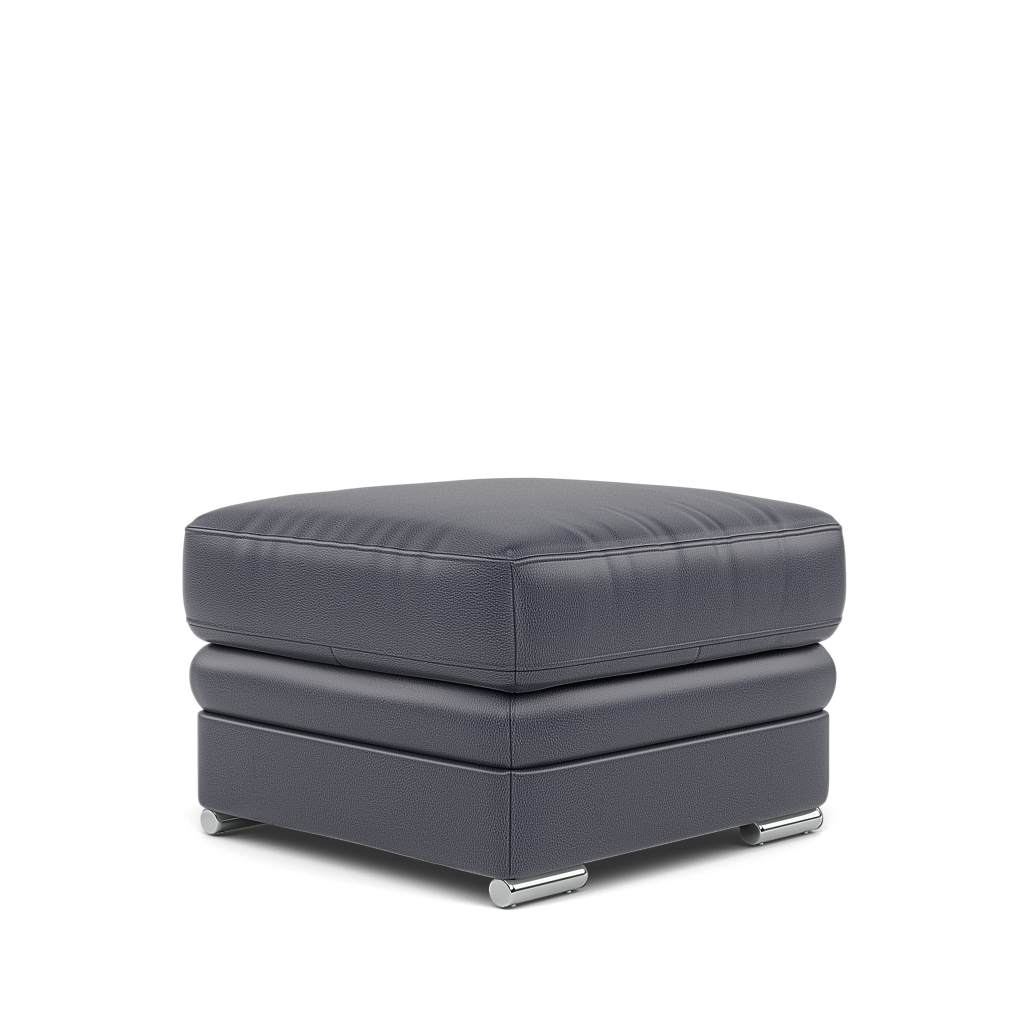 Gino Storage Footstool - Storage Stool Cat 60 — Cat-60/18 Montana Lavender Grey / Metal Feet, gallery image 3
