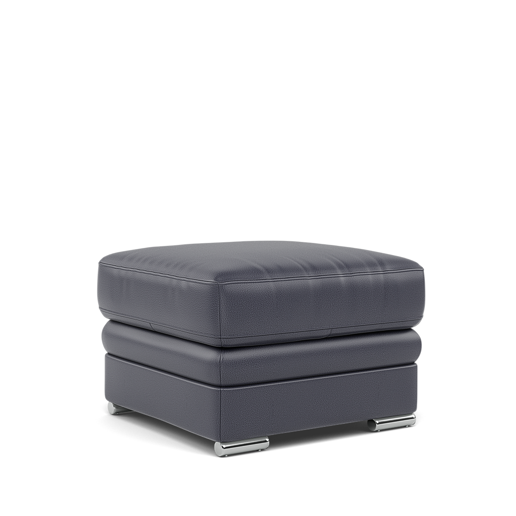 Gino Storage Footstool - Storage Stool Cat 60 — Cat-60/18 Montana Lavender Grey / Metal Feet, gallery image 1