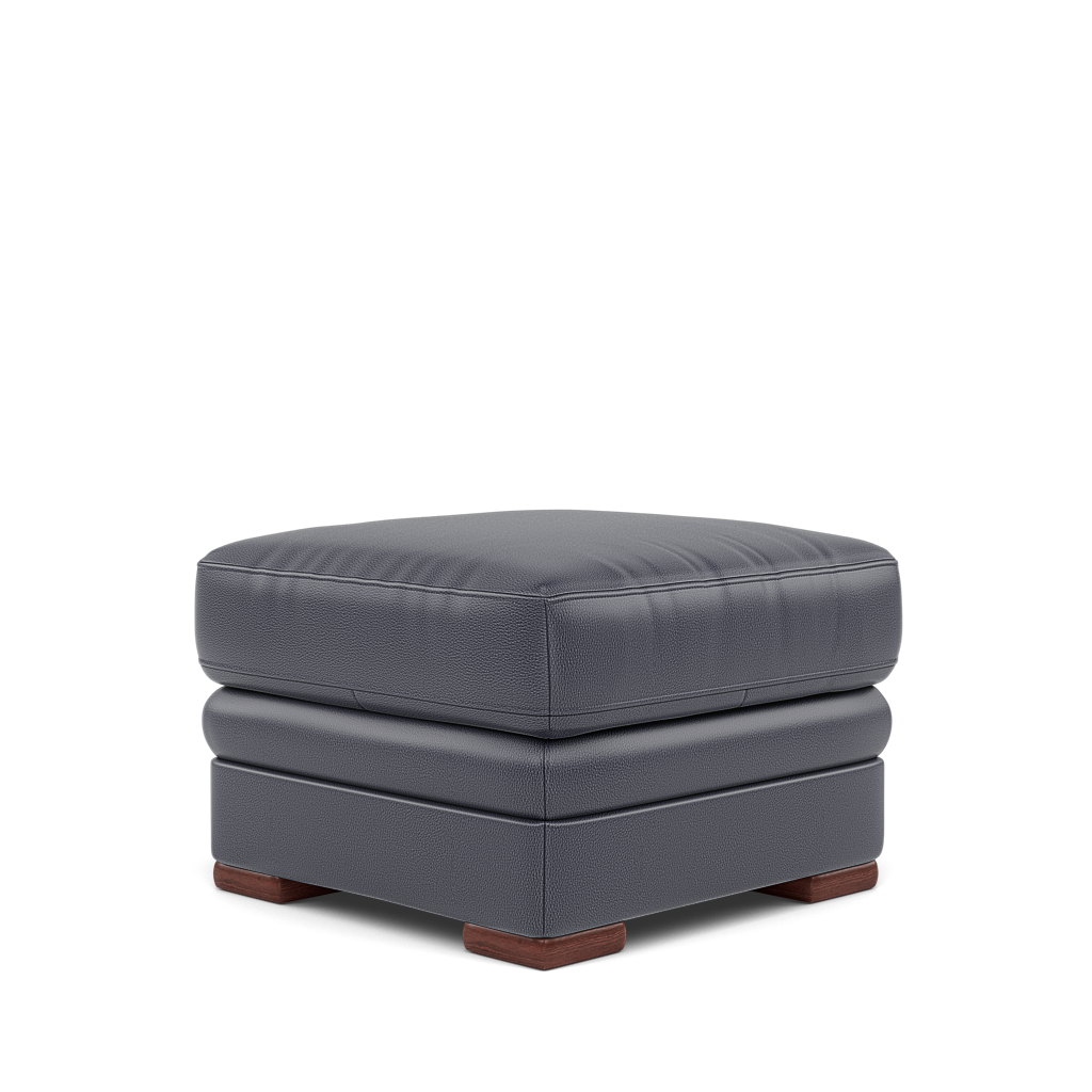 Gino Storage Footstool - Storage Stool Cat 60 — Cat-60/18 Montana Lavender Grey / Wooden Feet, gallery image 3