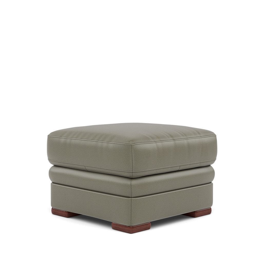 Gino Storage Footstool - Storage Stool Cat 60 — Cat-60/20 Montana Pewter / Wooden Feet, gallery image 3