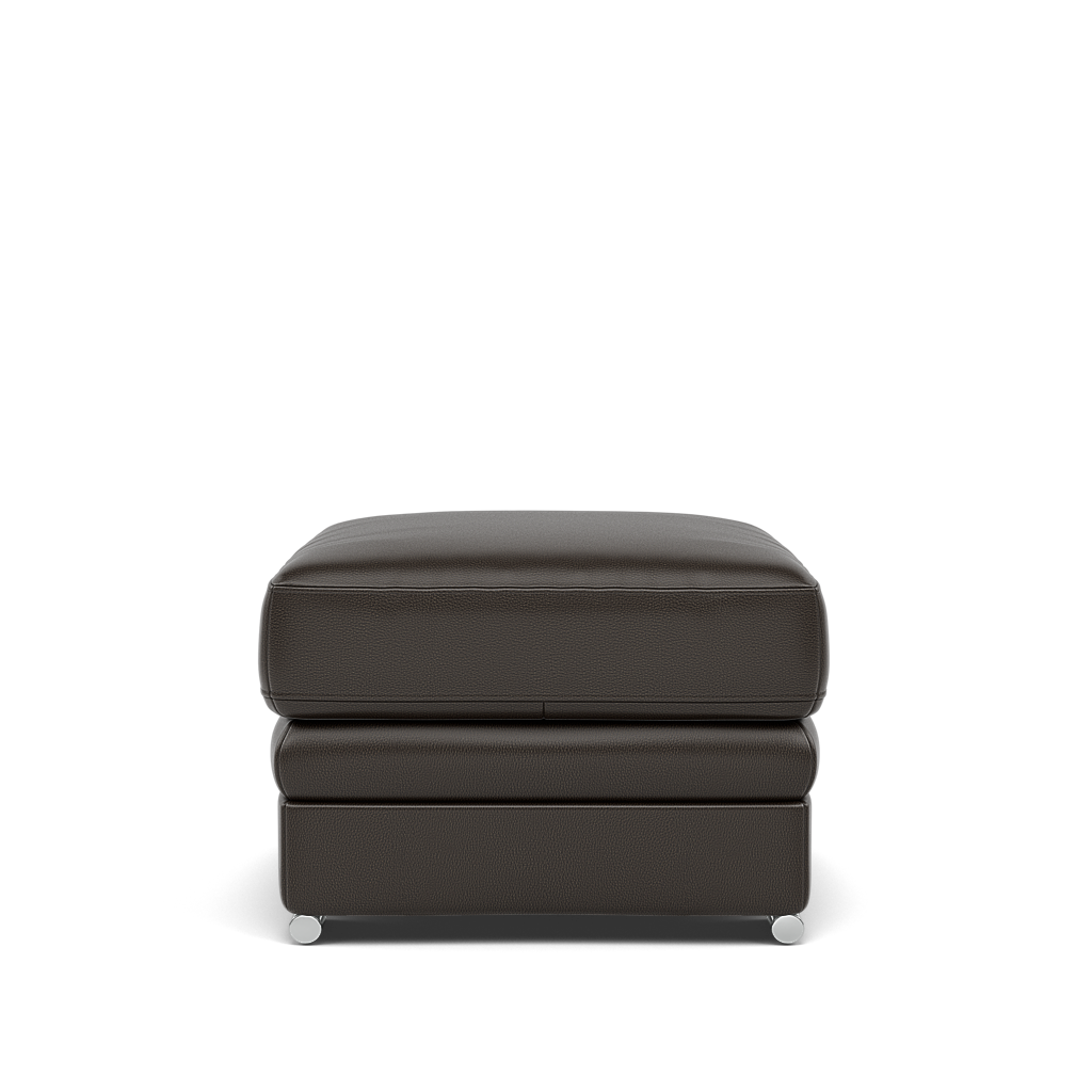 Gino Storage Footstool - Storage Stool Cat 60 — Cat-60/21 Montana Storm / Metal Feet, gallery image 2