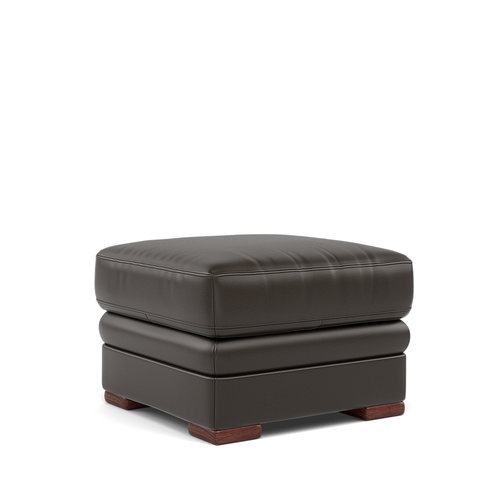 Gino Storage Footstool - Storage Stool Cat 60 — Cat-60/21 Montana Storm / Wooden Feet, gallery image 1