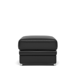 Gino Storage Footstool - Storage Stool Cat 60 — Cat-60/22 Montana Jet Black / Metal Feet, gallery image 2