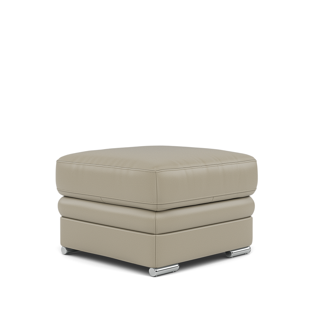 Gino Storage Footstool - Storage Stool Cat 60 — Cat-60/23 Montana Lead Grey / Metal Feet, gallery image 3