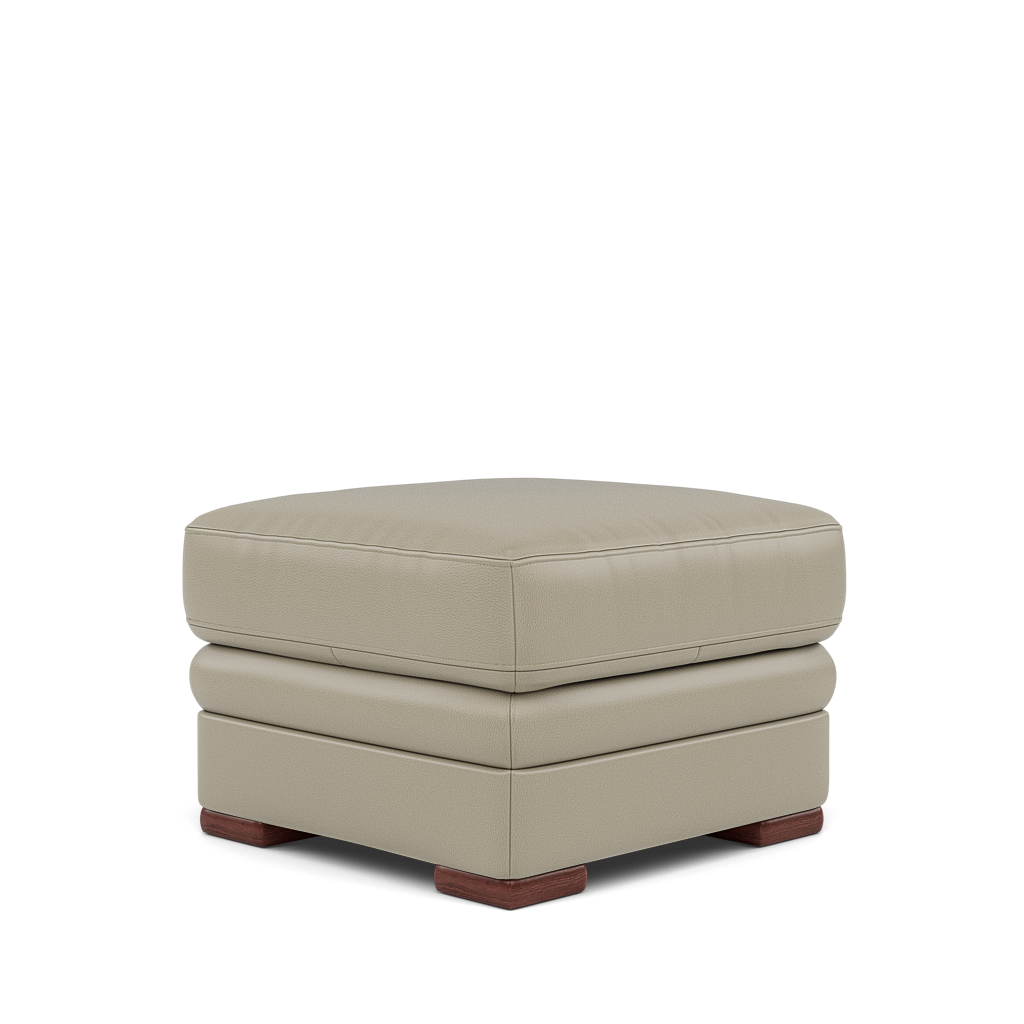 Gino Storage Footstool - Storage Stool Cat 60 — Cat-60/23 Montana Lead Grey / Wooden Feet, gallery image 3