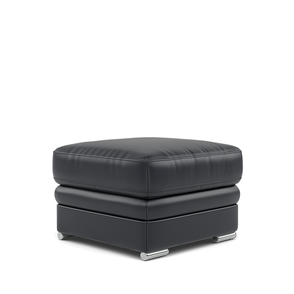 Gino Storage Footstool - Storage Stool Cat 60 — Cat-60/24 Montana Navy / Metal Feet, gallery image 3