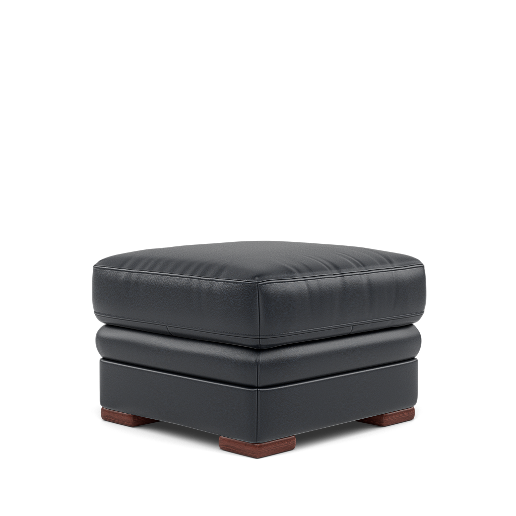 Gino Storage Footstool - Storage Stool Cat 60 — Cat-60/24 Montana Navy / Wooden Feet, gallery image 3