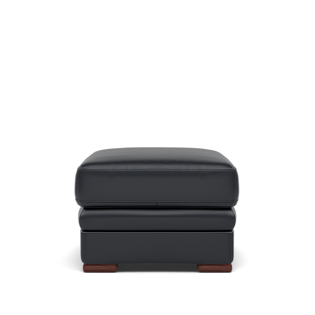 Gino Storage Footstool - Storage Stool Cat 60 — Cat-60/24 Montana Navy / Wooden Feet, gallery image 2