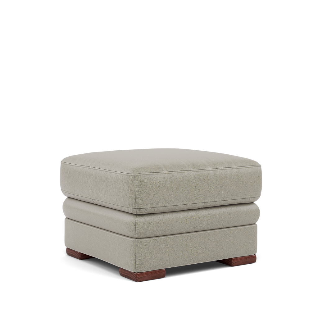 Gino Storage Footstool - Storage Stool Cat 60 — Cat-60/28 Montana New Grey / Wooden Feet, gallery image 1