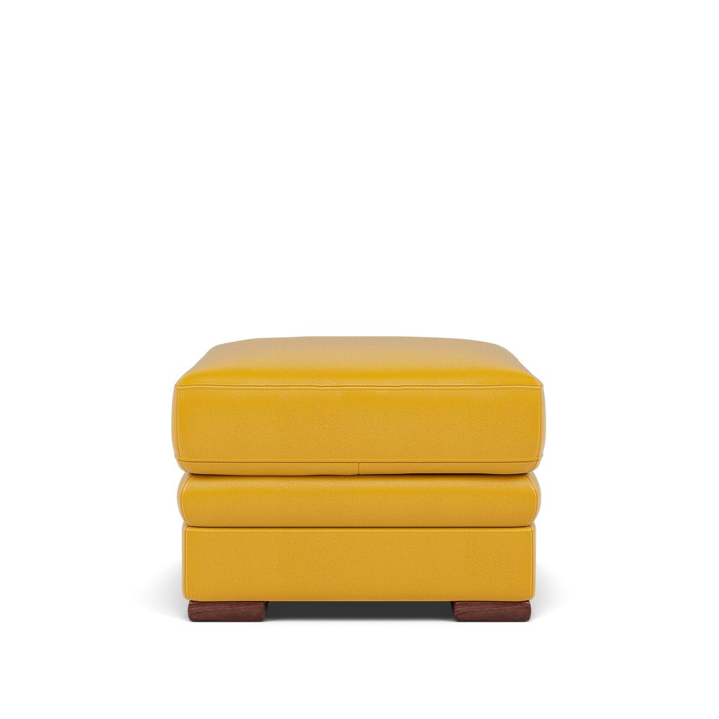 Gino Storage Footstool - Storage Stool Cat 60 Footstools Sterling Home 10 Cat-60/10 Montana Sunburst Wooden Feet