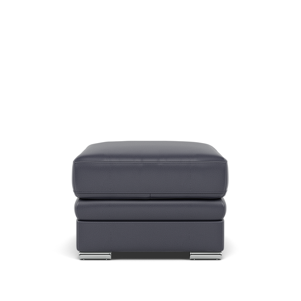 Gino Storage Footstool - Storage Stool Cat 60 Footstools Sterling Home 17 Cat-60/18 Montana Lavender Grey Metal Feet