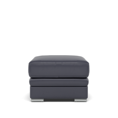 Gino Storage Footstool - Storage Stool Cat 60 Footstools Sterling Home 17 Cat-60/18 Montana Lavender Grey Metal Feet