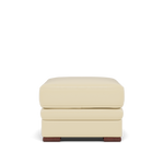 Gino Storage Footstool - Storage Stool Cat 60 Footstools Sterling Home 2 Cat-60/02 Montana Cool Cream Wooden Feet