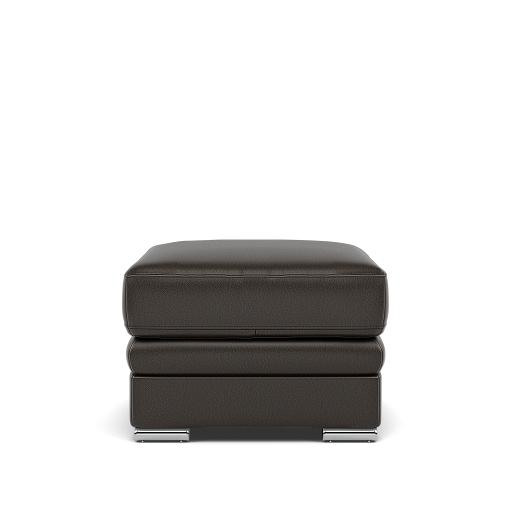 Gino Storage Footstool - Storage Stool Cat 60 Footstools Sterling Home 19 Cat-60/21 Montana Storm Metal Feet