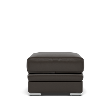 Gino Storage Footstool - Storage Stool Cat 60 Footstools Sterling Home 19 Cat-60/21 Montana Storm Metal Feet