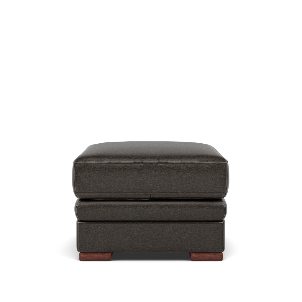 Gino Storage Footstool - Storage Stool Cat 60 Footstools Sterling Home 20 Cat-60/21 Montana Storm Wooden Feet
